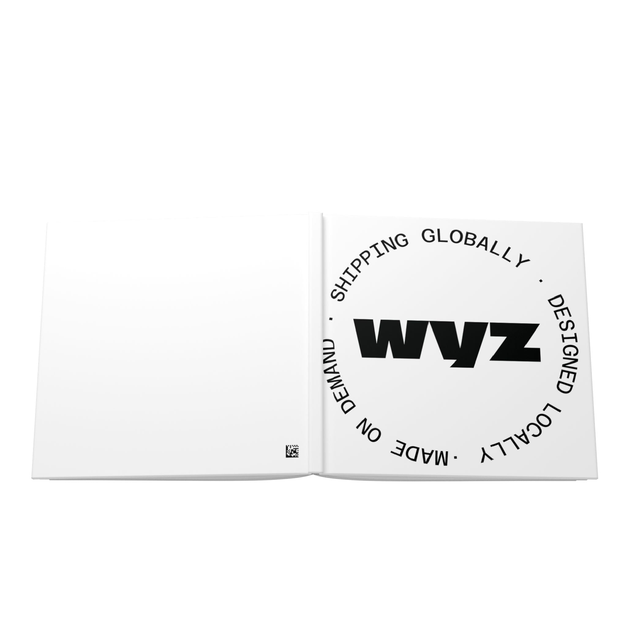 Hardcover Photo Book — WYZ Logo Keepsake (Shipping Globally, Designed Locally)