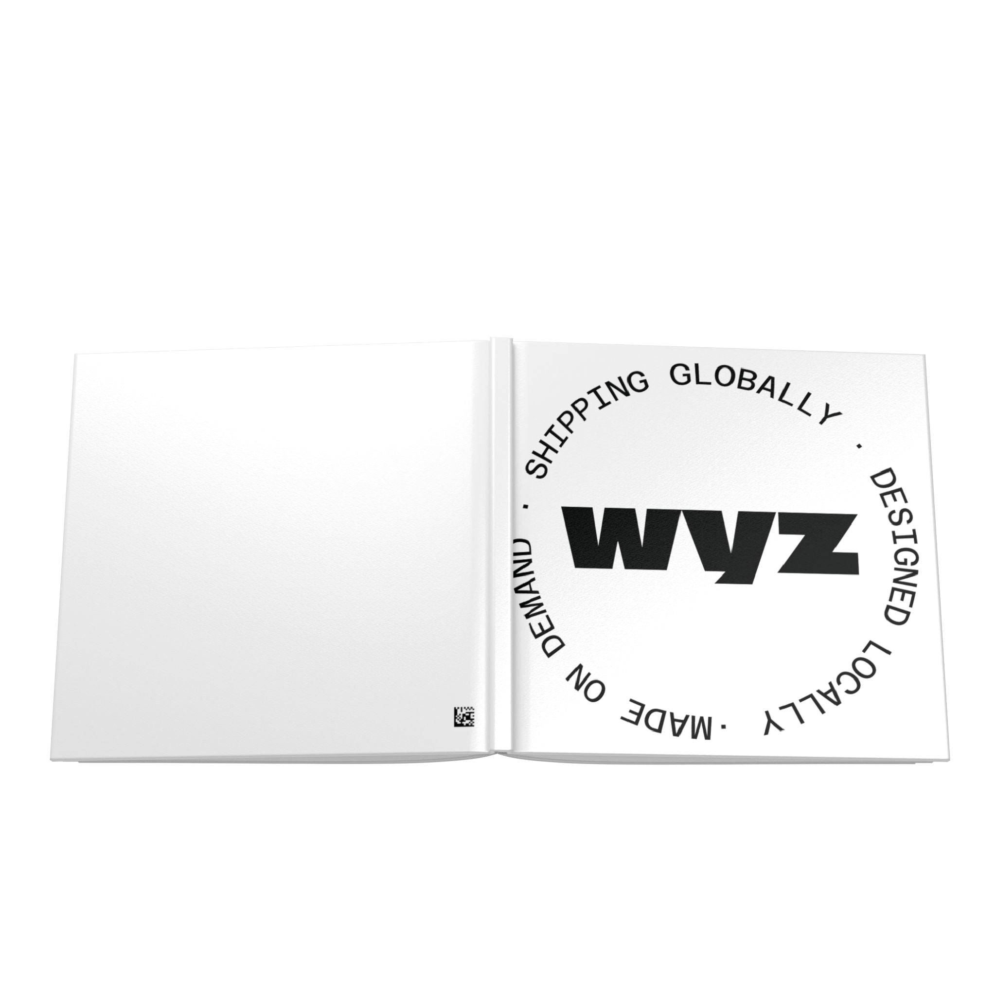 Hardcover Photo Book — WYZ Logo Keepsake (Shipping Globally, Designed Locally)
