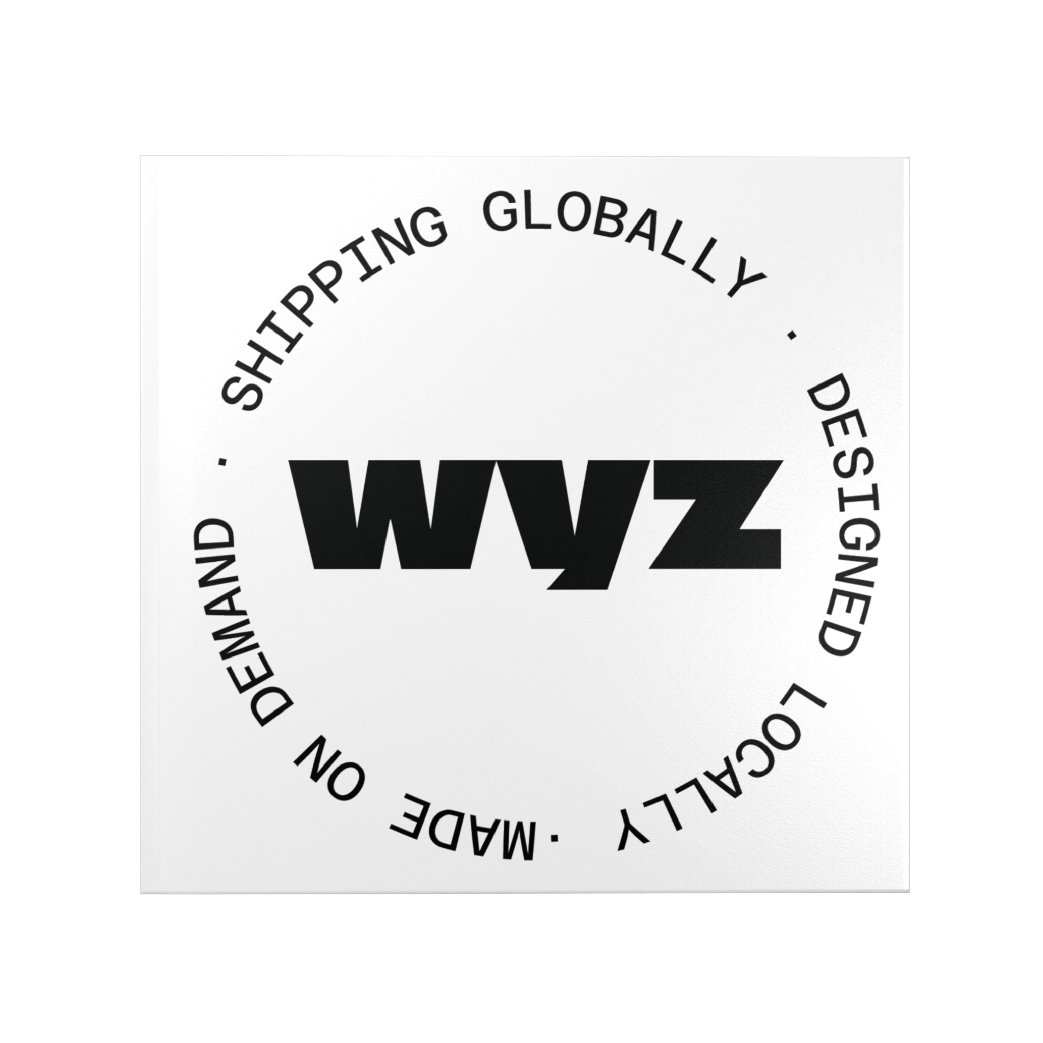 Hardcover Photo Book — WYZ Logo Keepsake (Shipping Globally, Designed Locally)